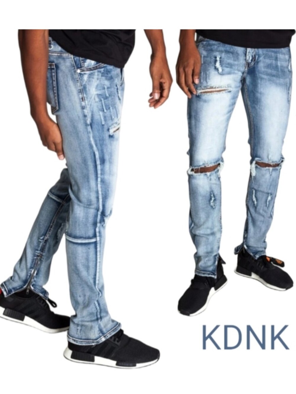 KDNK 11 4 14 11 Distressed Skinny  Men's Jeans Size 30
